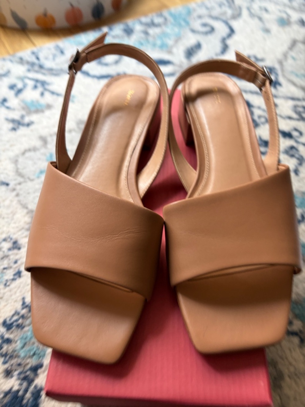 MAEVE
Asymmetric Slingback Heels - Tan - Picture 3 of 10